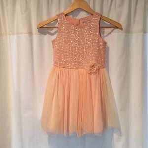 Girls Sparkle and Tulle Dress Size 6x